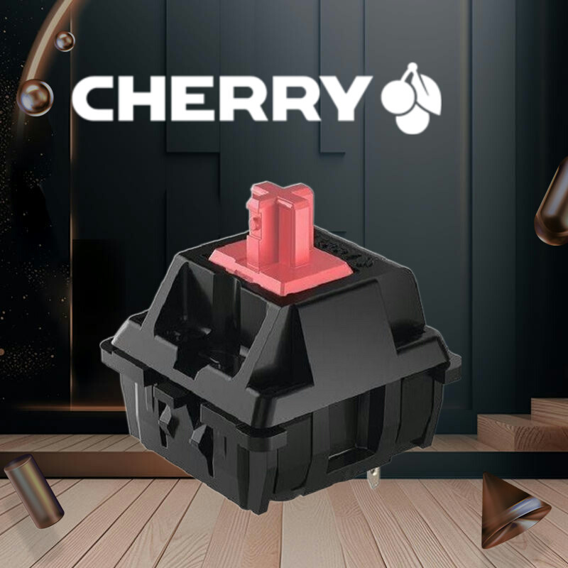 Cherry Cherry Mechanical Keyboard Silent Red Axis Switch Mx2A-71Nn Powder Silent Red Factory Run