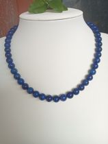 Natural non-optimized lapis lazuli necklace