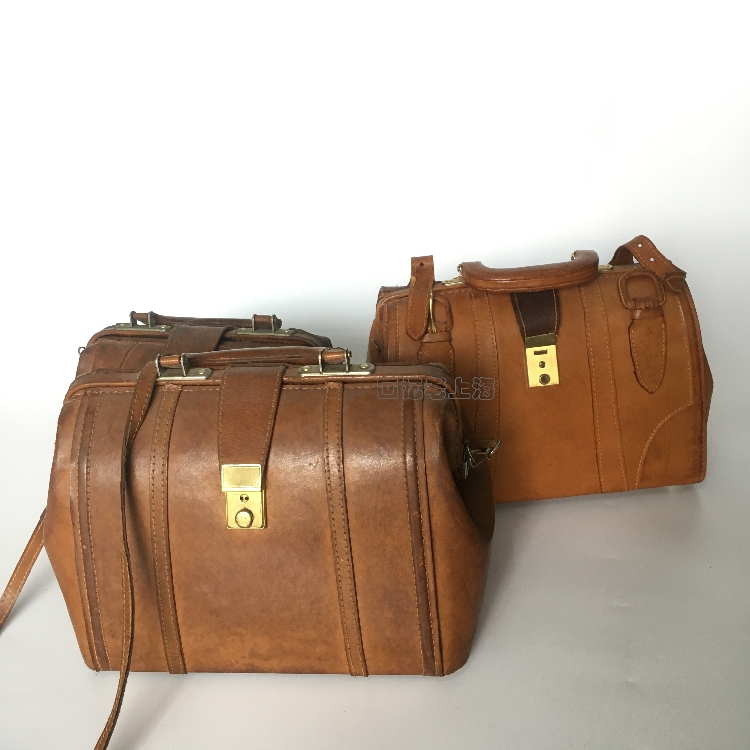 Old Hand bag old Shanghai women's second-hand leather bag bag vintage nostalgic antique collection old objects