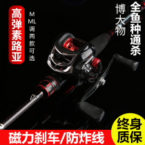 Luya pole set water drop wheel accessories full set of beginners long-distance throw sea pole throwing pole horse mouth chink special fishing pole