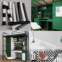 Creative bedroom blank room wallpaper Self-adhesive wallpaper decoration college student wardrobe ins net red cute stickers renovation