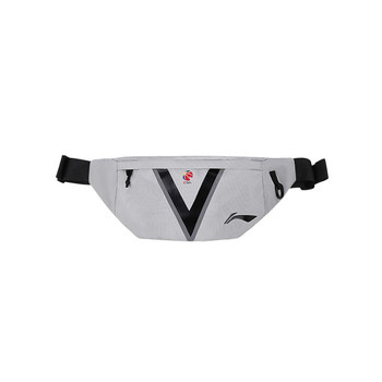 Li ning's authentic cba basketball series men's and women's zipper closure lightweight casual sports waist bag ablt109-3