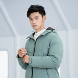 Li Ning, зимняя спортивная утепленная удерживающая тепло ветрозащитная куртка с капюшоном