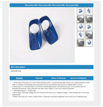 eBays new product description page publishes professional CSS HTML details page template mobile adaptive responsive screen