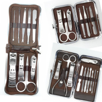  Russian nail clipper set Stainless steel nail clipper 7-piece set 9-piece set 12-piece gift gift