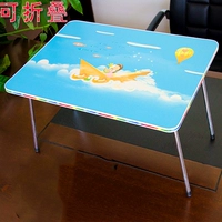 Bàn làm việc máy tính xách tay với phim hoạt hình đơn giản siêu ký túc xá đại học bàn gấp đơn giản lười biếng bàn nhỏ - Bàn bàn học xếp gọn