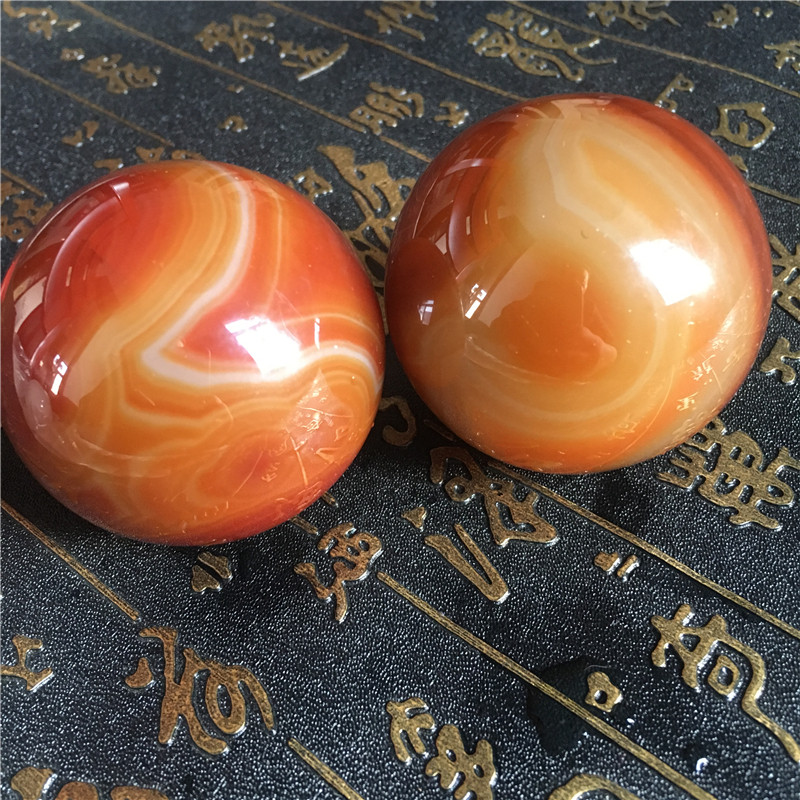 Handball fitness ball Manau handball rain floral stone handlebar to play ball health care handball tangles agate ball to play jade