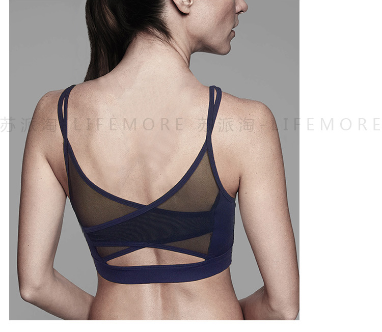 Đồ lót thể thao nữ kiểu vest thể thao bra bra bra bra bra bra đồ lót nữ mùa hè mỏng - Đồ lót thể thao áo gymshark