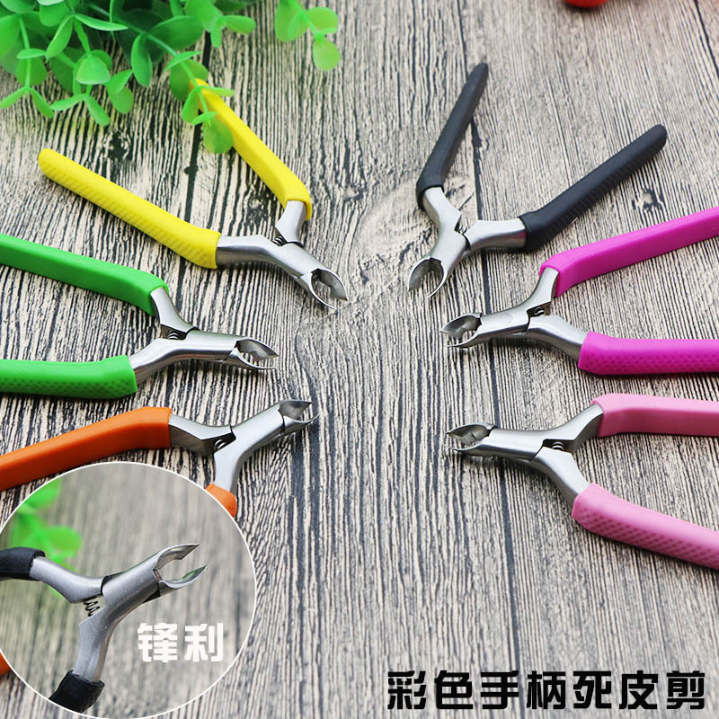 Manicure Tools Imported Leather Case Cuticle Scissors File Stainless Steel Cuticle Nippers Hangnail Care Manicure Tool Set