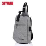 SIYUAN Мужская нагрудная сумка, спортивный ремешок для сумки на одно плечо, рюкзак, сумка на одно плечо, поясная сумка, в корейском стиле