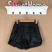 Phụ nữ thun eo thời trang hoang dã quần short L-5