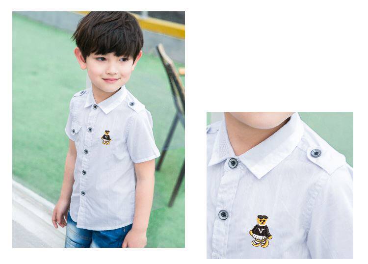 Chemise garcon à manche longue - Ref 2079514 Image 43