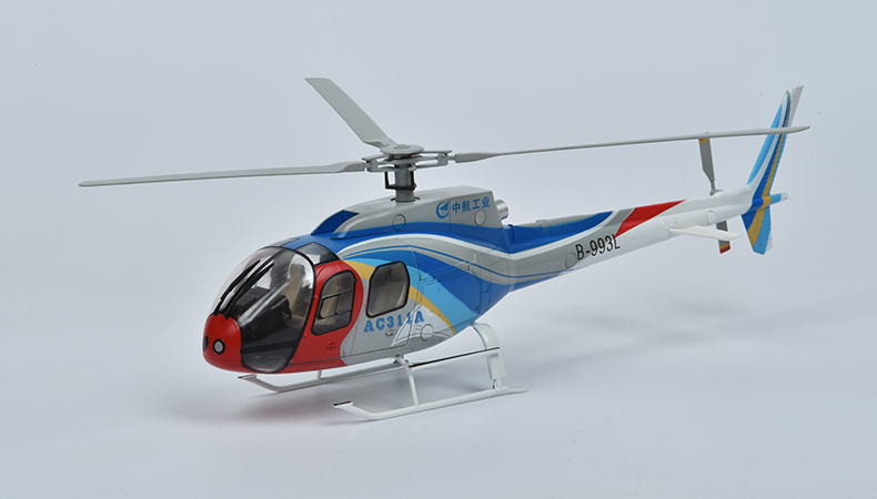 Mô hình máy bay hợp kim 1:35 Mô hình máy bay trực thăng AC311A mô phỏng mô hình tĩnh Máy bay trực thăng dân dụng đồ chơi con nít