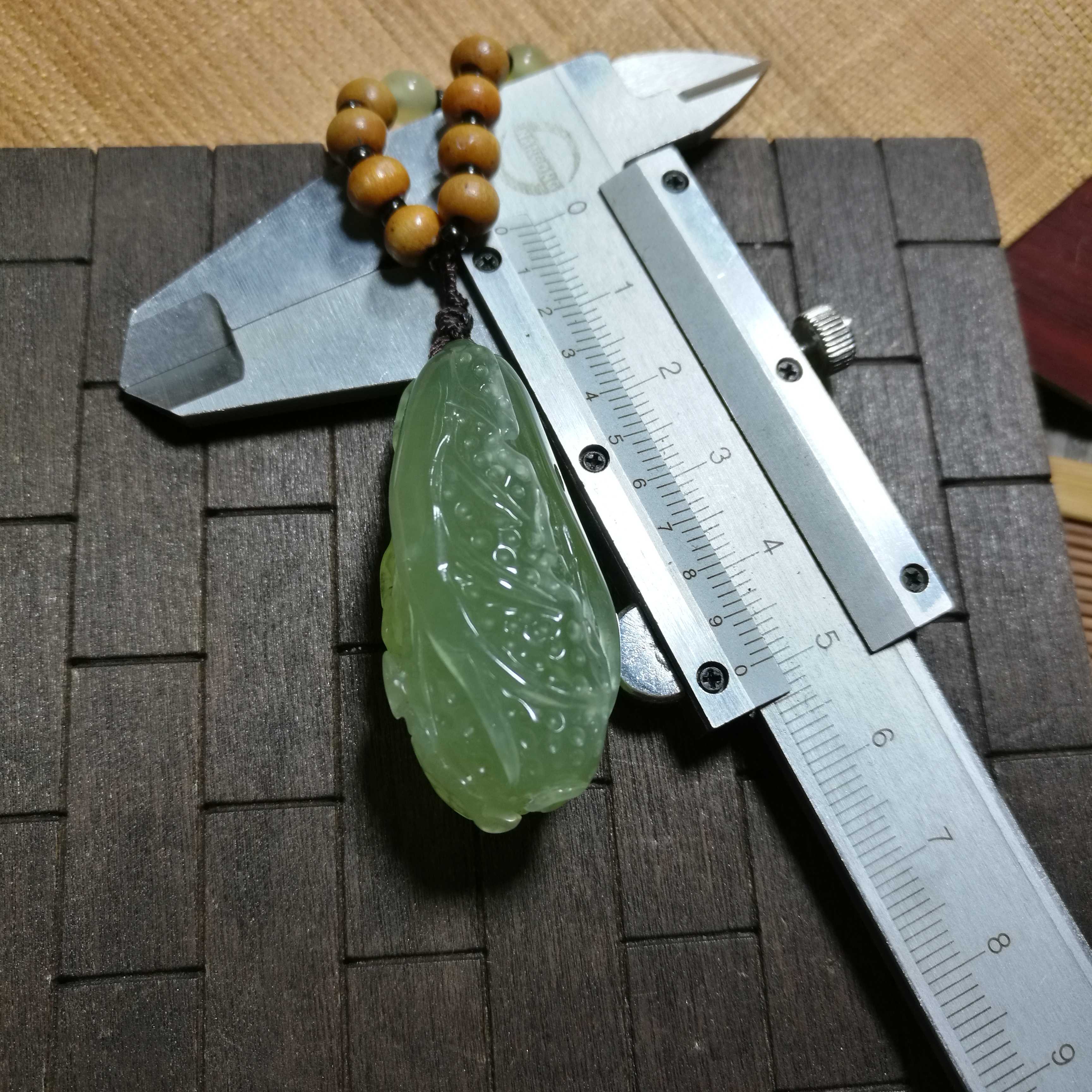 Natural Xiuyu Pendant Pendant Cabbage Small Pendant Xiuyan Jade Small Pendant Green Lucky Gift 180 Materials