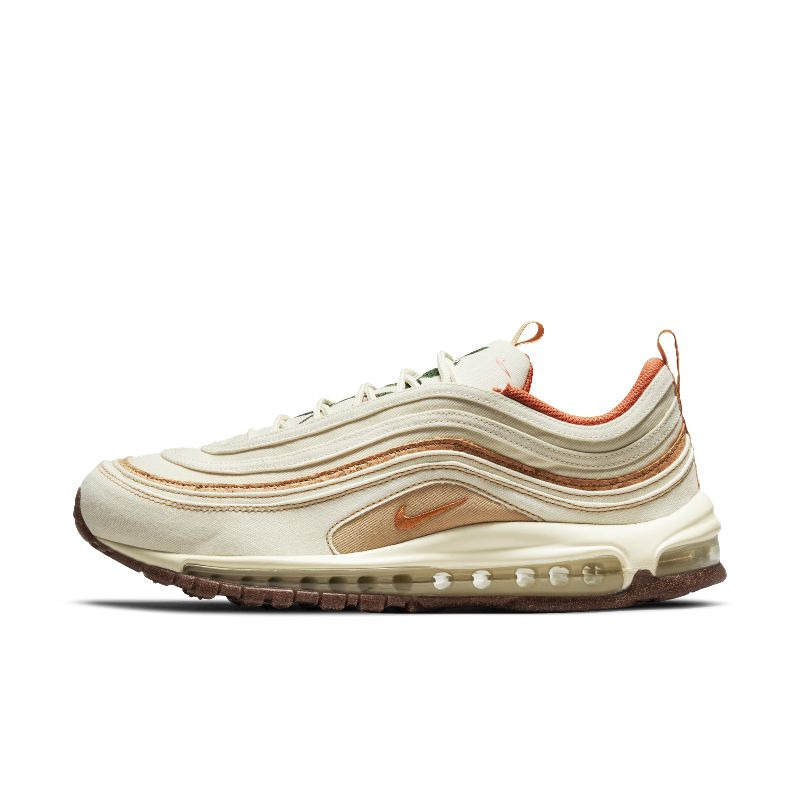Nike Air Max 97m White Bullet Embroidered Men's Low-Top Casual Running Shoes Dc3986-100