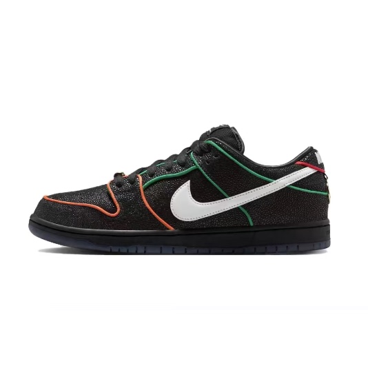 Nike Dunk Sb Low Pro Black Low-Top Trendy Casual Sneakers for Men and Women Hv1664-001