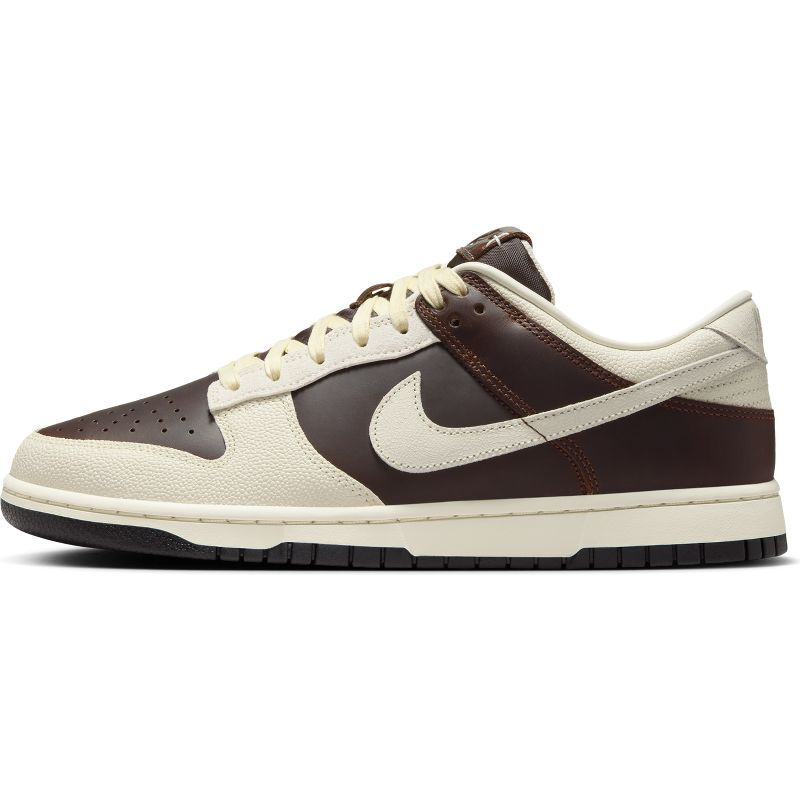 Nike Dunk Low Brown and White Men's Low-Top Casual Sports Sneakers Ih7333-200