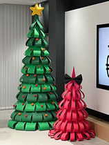 Cardboard Christmas tree Nordic style childrens diy handmade large Christmas creative shopping mall decorative supplies ornaments