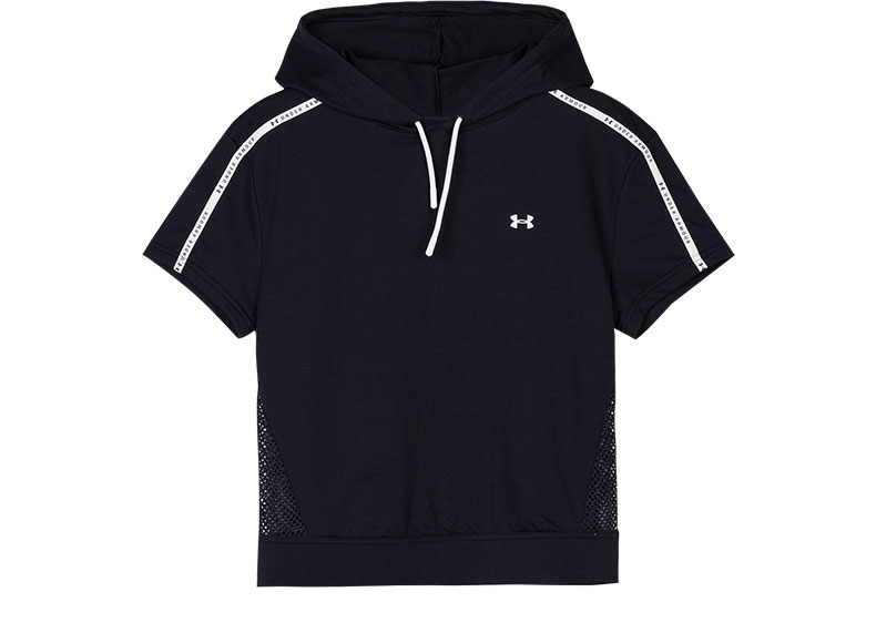 Under Armour Một Dema UA Phụ nữ tay áo ngắn Huấn luyện thể thao Áo thun trùm đầu-1332505 áo phông thể thao nam