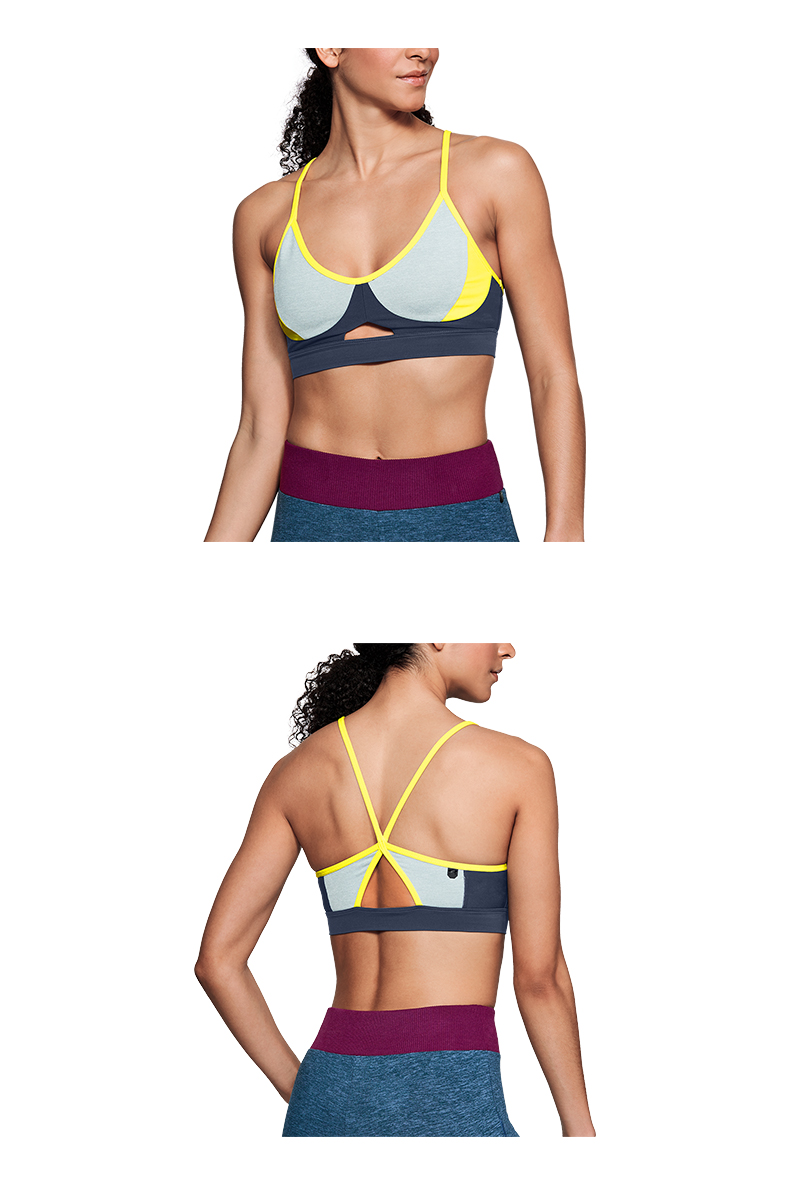 Under Armour Dema UA Phụ nữ Unstoppable Thể thao đồ lót - Sức mạnh thấp - 1317929 áo thun tập gym nữ