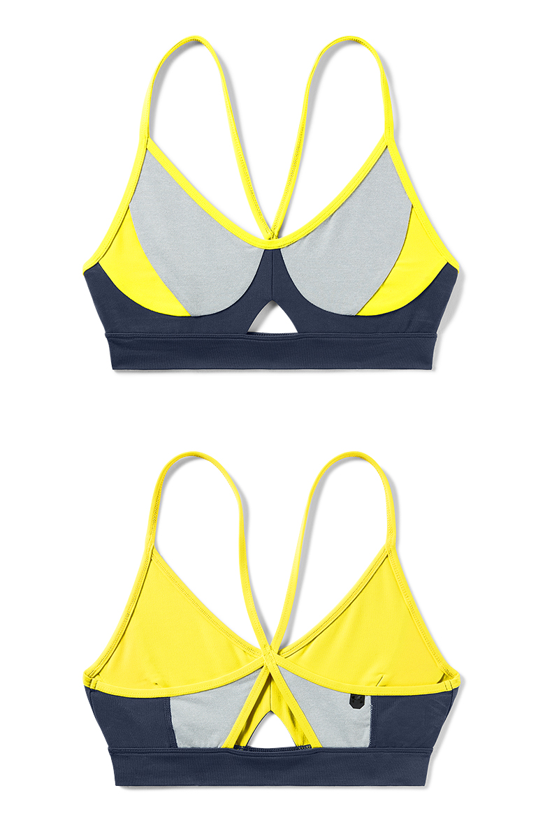 Under Armour Dema UA Phụ nữ Unstoppable Thể thao đồ lót - Sức mạnh thấp - 1317929 áo thun tập gym nữ