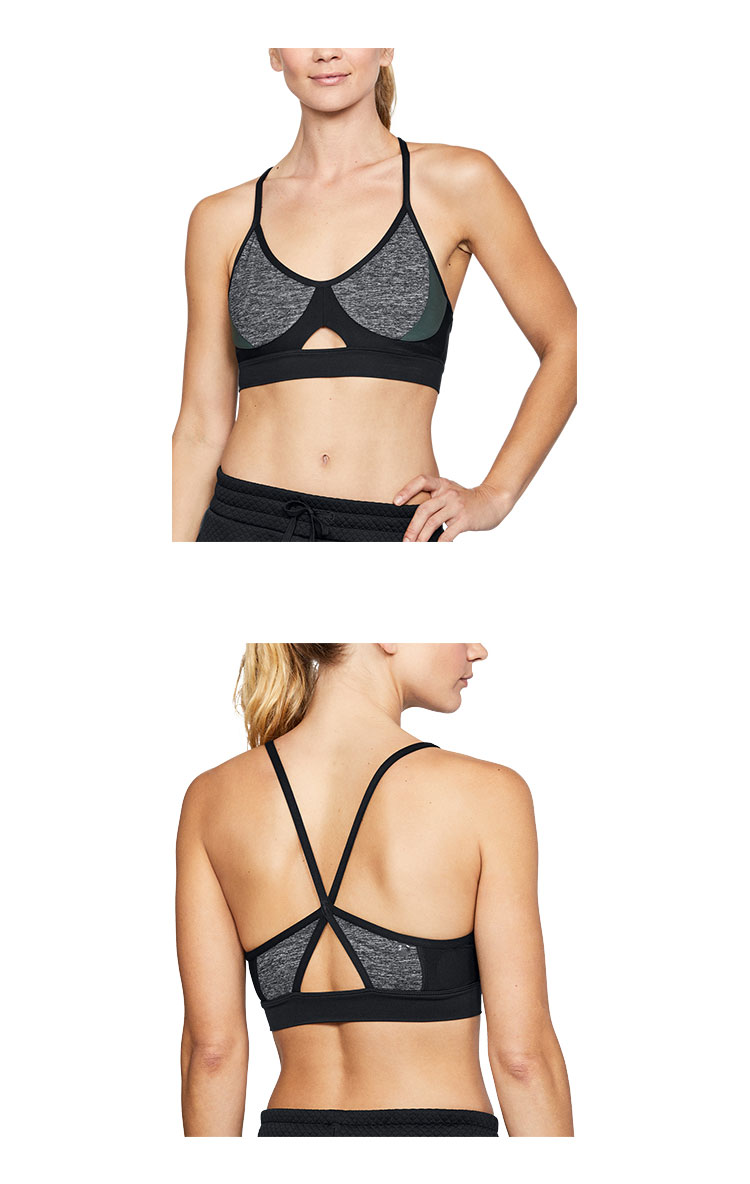 Under Armour Dema UA Phụ nữ Unstoppable Thể thao đồ lót - Sức mạnh thấp - 1317929 áo thun tập gym nữ