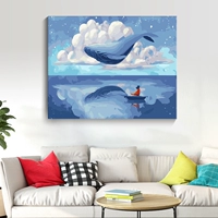 Кит и девушка