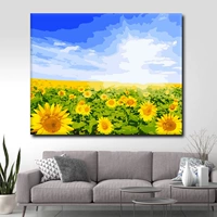 Синий подсолнух