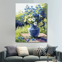 Фиолетовые гвоздики и дим