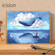 Digital oil painting diy coloring hand-painted filled acrylic simple watercolor children's graffiti oil painting cartoon animation