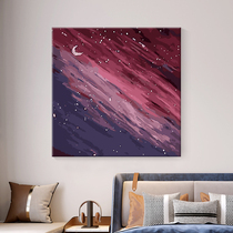 Digital oil painting diy oil color painting Starry Sky filling hand drawing painting hand drawing color decompression watercolor painting decorative painting