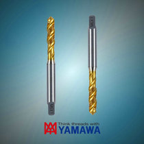 Japan YAMAWA steel blind hole tapping cobalt-plated titanium spiral tap M2M2 5M3M4M5M6M8M10M12