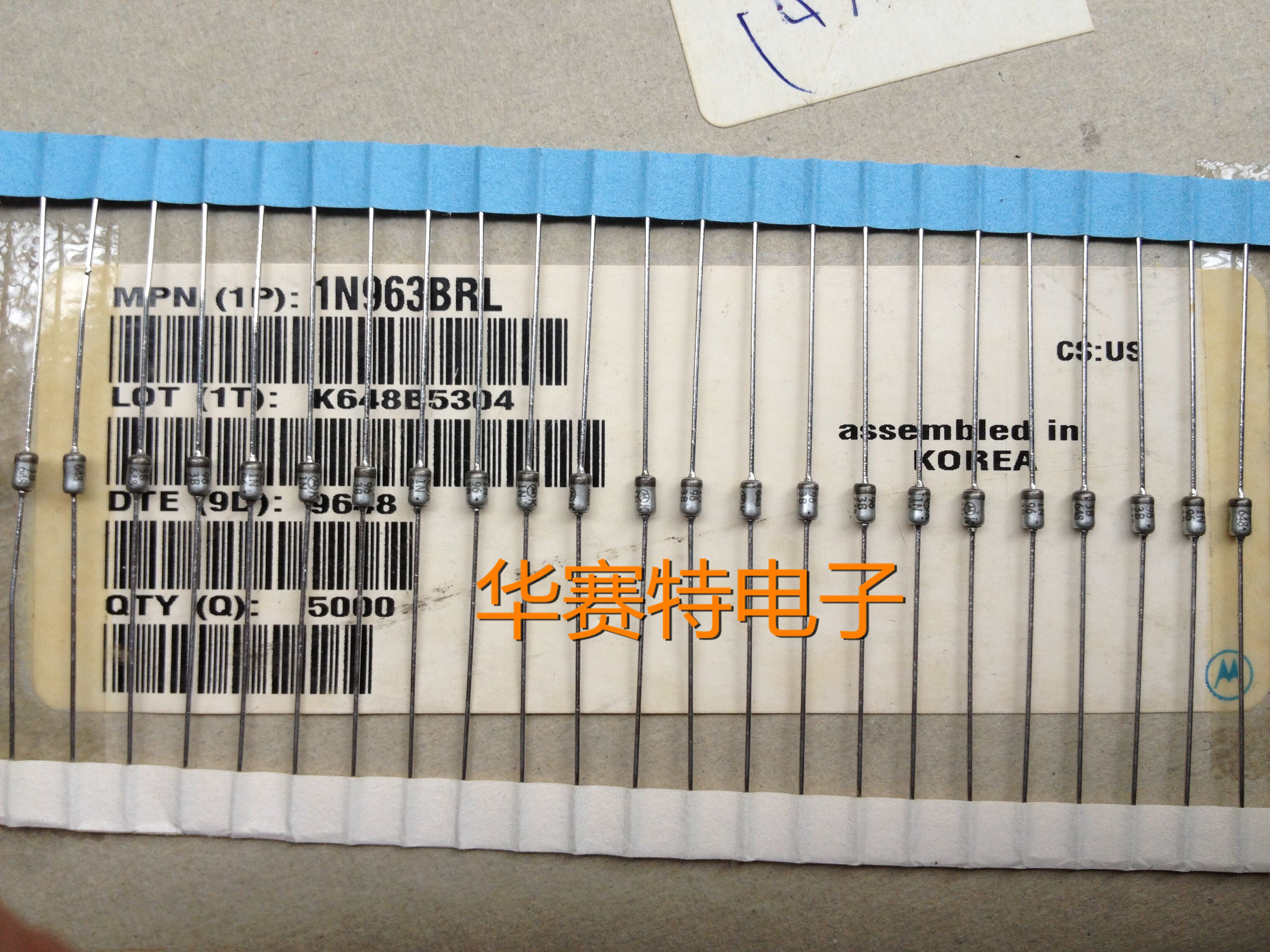 Brand new imported original 1N963BRL 1N963BRL 1N963B IN963B IN963B MOTOROLAMotorola DO-35