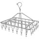 Bold sock clip stainless steel socks drying dormitory multi-clip clothes drying rack sock rack multi-functional windproof underwear hanger