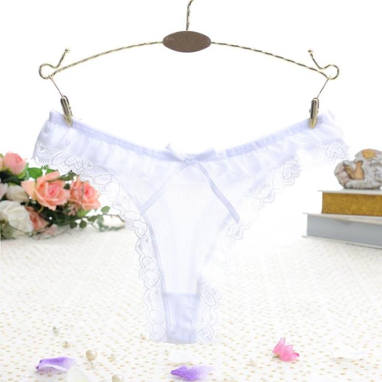 Thong nữ trong suốt cám dỗ eo thấp ren nóng bỏng tóc nóng siêu mỏng lưới thoáng khí Đồ lót Nhật Bản quan lot dep