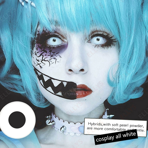 Белое глазное яблоко, косплей, xэллоуин