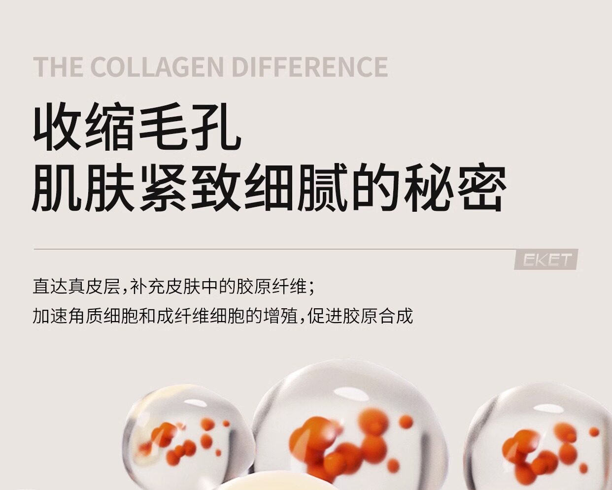 【中國直郵】EKET 醫用重組人源Ⅲ型膠原蛋白皮膚修補護理膜 淡法令紋神器 【小紅書強烈推薦】