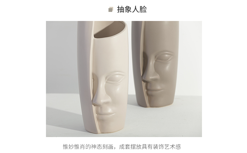 I and contracted ceramic vase furnishing articles like creative its handicraft sitting room ground dried flowers, flower arrangement, decoration