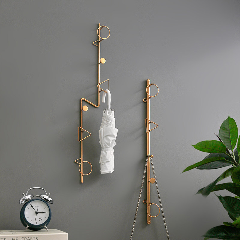 Entrance door hook into the door entrance key storage clothes hat hook creative wall hanging hanger bedroom wall decoration