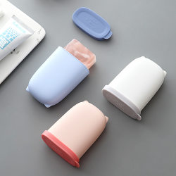 Soap Box with Lid, Travel Portable, Sealed, Waterproof, Silicone Soap Box, Home Bathroom Toilet, Cute Soap Holder
