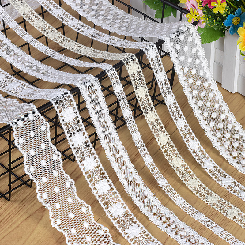 1017108 KOHT special special tap diy hand dot lace accessories clothing home textile accessories mesh embroidery lace