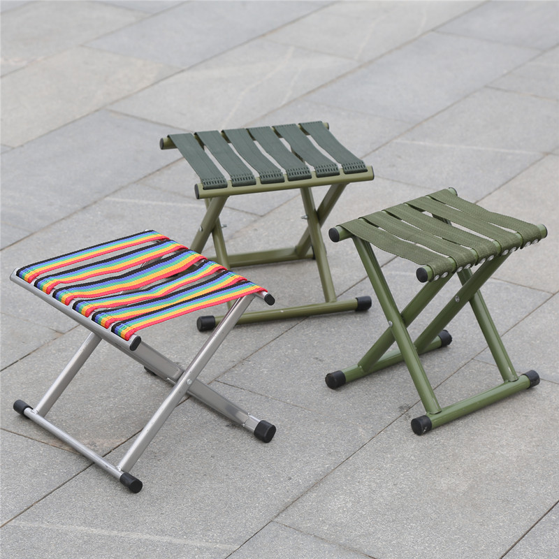 Folding Stool Maza Chair Portable Outdoor Fishing Chair Small Stool Folding Chair Portable Bench Train Small Bench