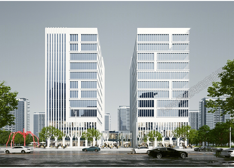 图片[18]-办公楼高层写字楼商业外观综合体大楼产业园公寓建筑3D模型3dmax-cg男孩