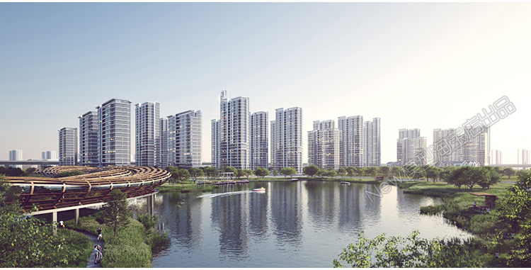 图片[5]-小区高层住宅楼花园室外建筑景观外观鸟瞰公寓日景3D模型库3dmax-cg男孩