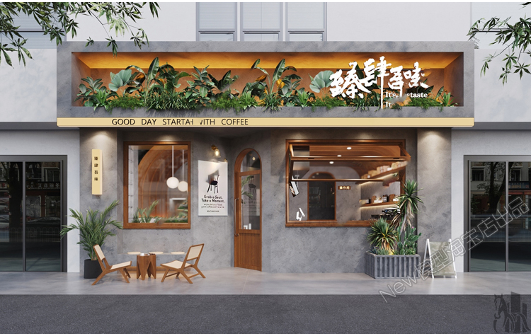 图片[21]-2023新款现代新中式日式店面门头门面室外建筑外观3d模型库3dmax-cg男孩