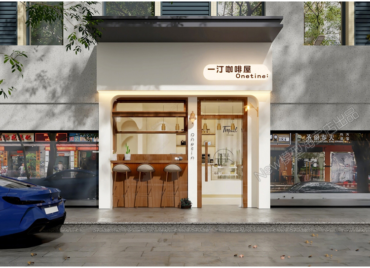 图片[10]-2023新款现代新中式日式店面门头门面室外建筑外观3d模型库3dmax-cg男孩