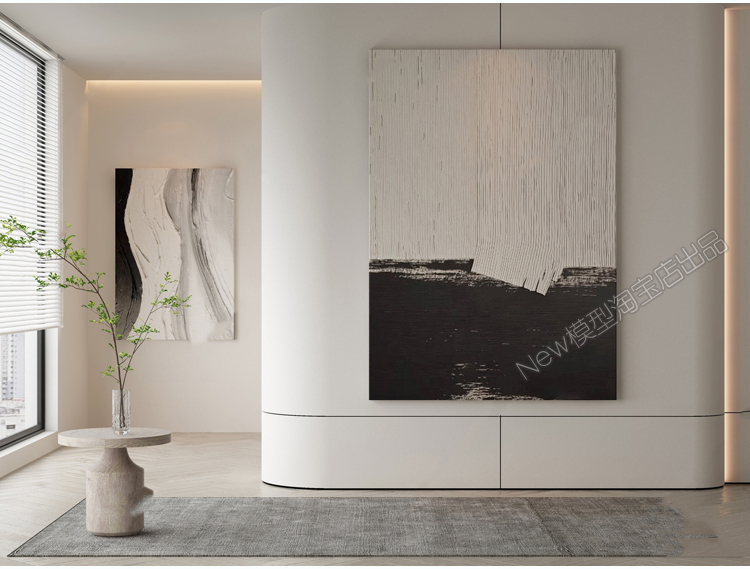 图片[88]-抽象动物装饰画3dmax单体挂画现代中式画板摆件3d模型 库设计素材-cg男孩