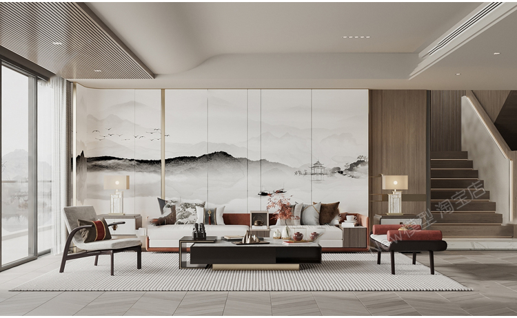 图片[48]-2023新中式室内家装场景中式家具客厅餐厅卧室厨房3d模型库3DMAX-cg男孩