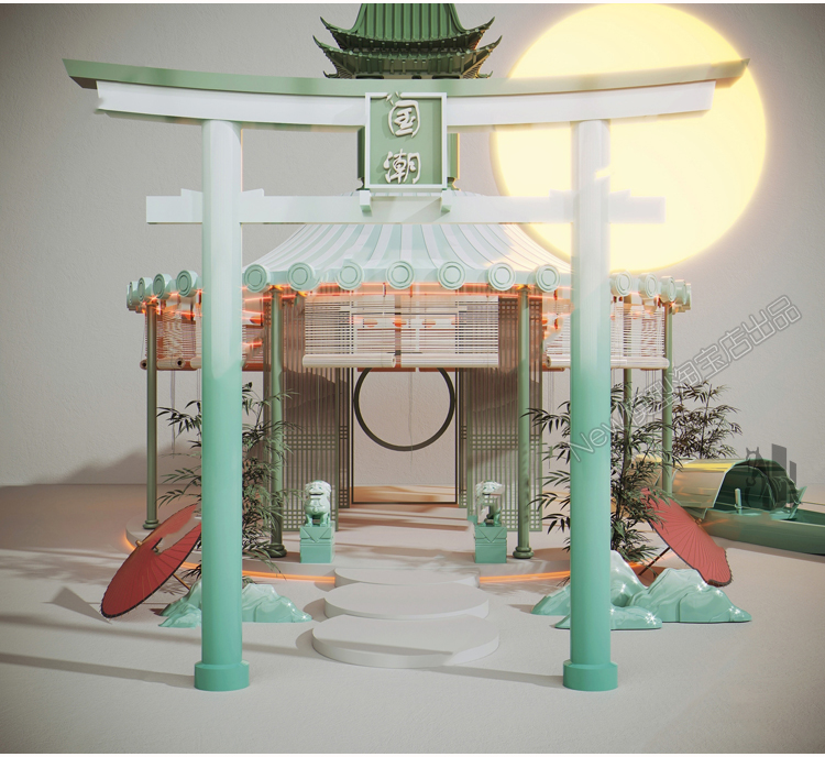 图片[12]-2023现代网红美陈花艺3d单体街头商场雕塑创意造型3dmax模型素材-cg男孩