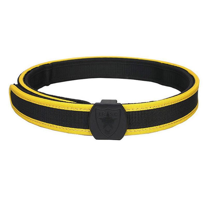 Quân đội fan ipsc chiến thuật vành đai huấn luyện an ninh quần vành đai lực lượng đặc biệt thể thao hai lớp vành đai vũ trang đa chức năng - Thắt lưng thắt lưng da nam